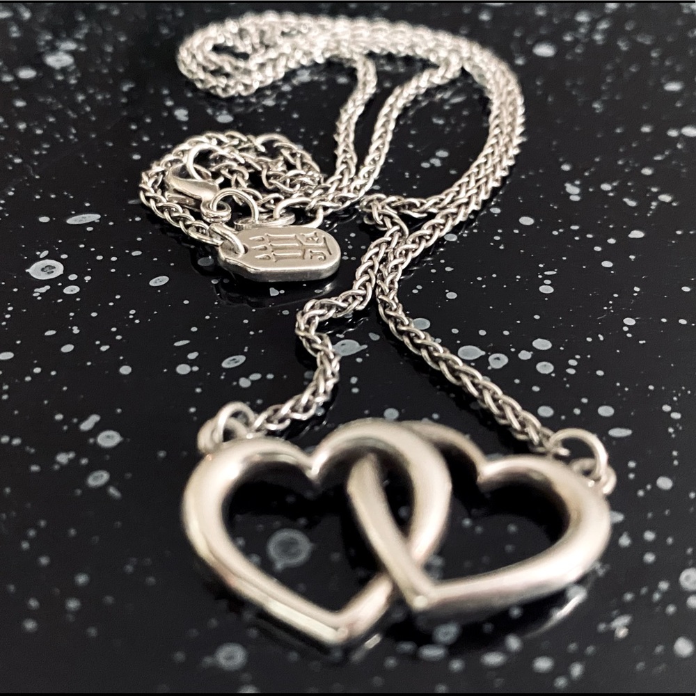 James Avery Double Heart Necklace